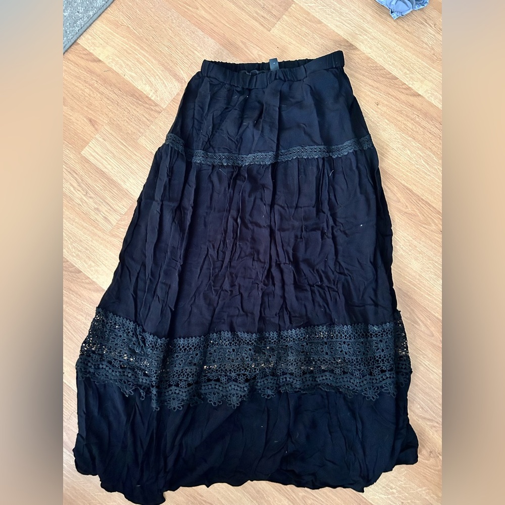 Black long skirt from SHEIN size M